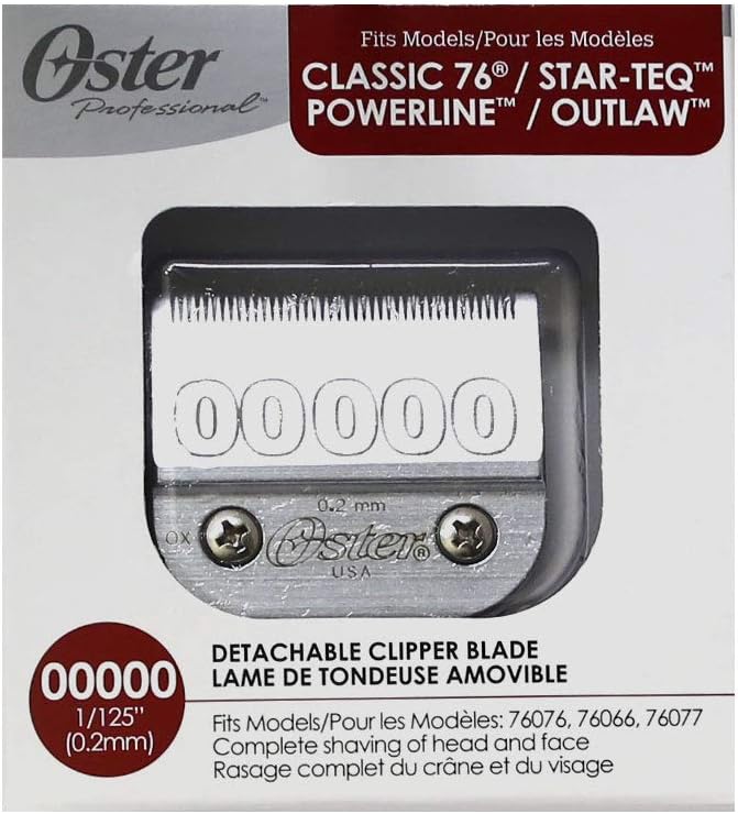 oster blade size 00000