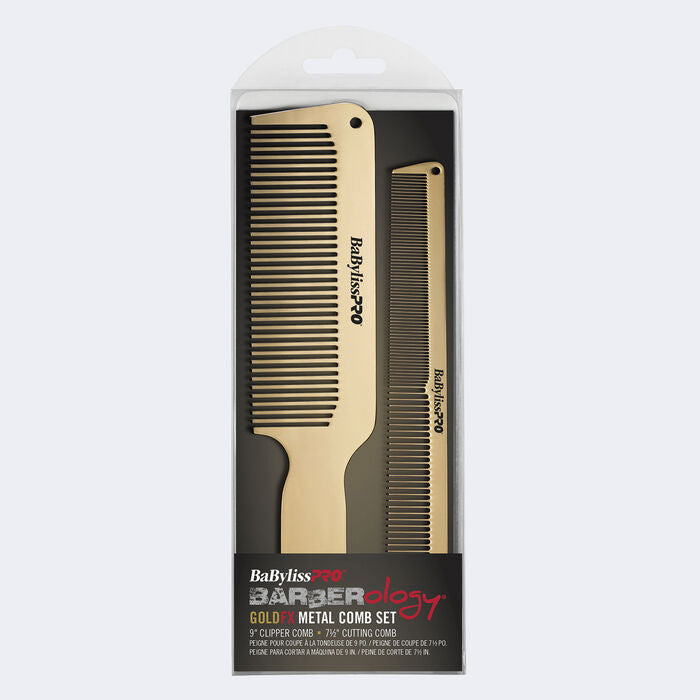 BabylissPRO GOLDFX Metal Comb set