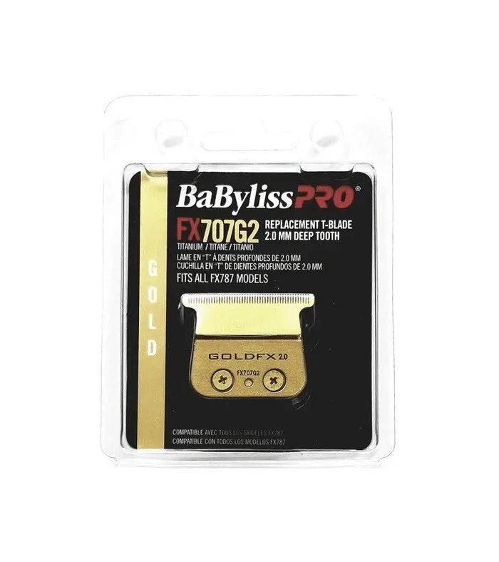 BaBylissPRO Gold Titanium Deep Tooth T-Blade FX707G2