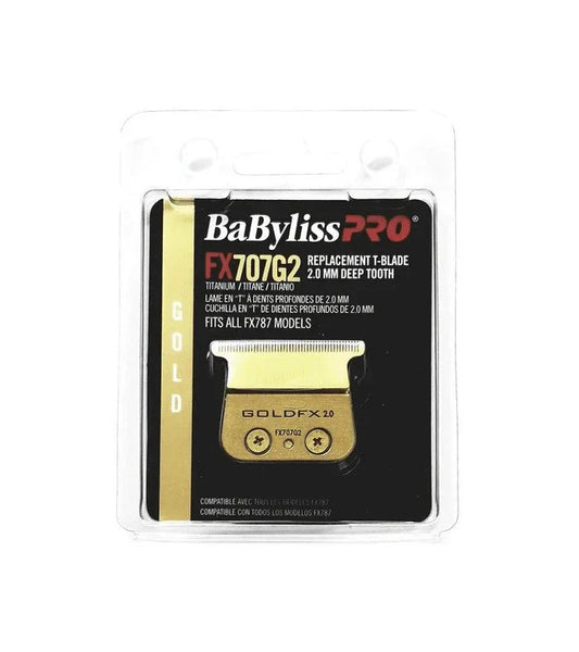 BaBylissPRO Gold Titanium Deep Tooth T-Blade FX707G2