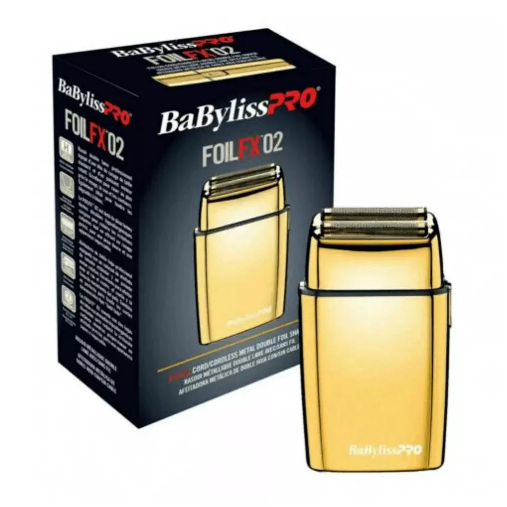 BaBylissPRO GoldFX Double Foil Shaver | FXFS2G