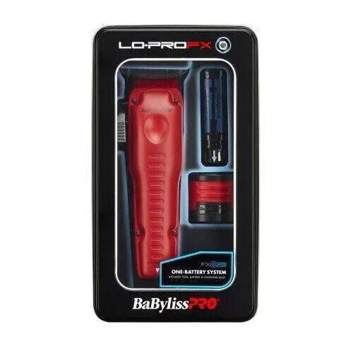 BabylissPro FXOne Lo-ProFX Limited Edition Matte Red Clipper #FX829MR