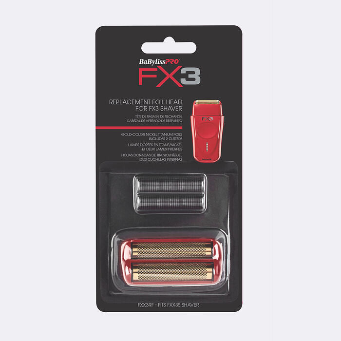 BaBylissPRO FX3 Red Shaver Replacement Foil & Cutter FXX3RF