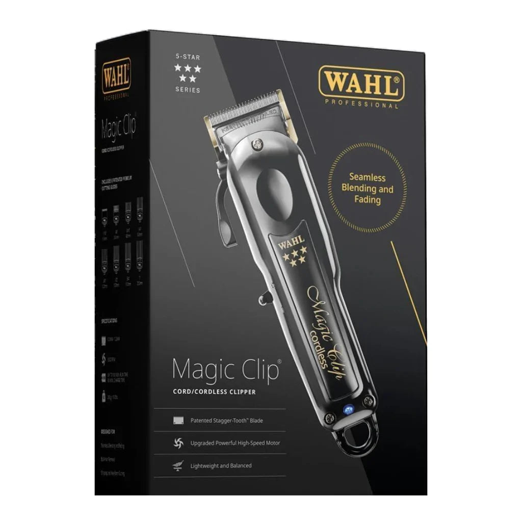 Wahl 5 Star Magic Clip Cord/Cordless Clipper Black #3026432