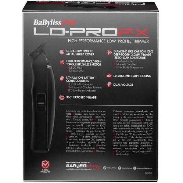 BabylissPro FX726 Black trimmer