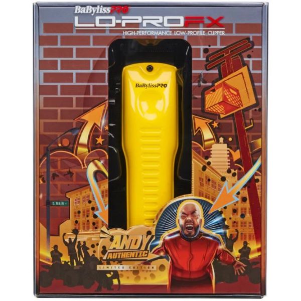 BabylissPro Influencer Edition LoProFX Clipper – Yellow – FX825YI