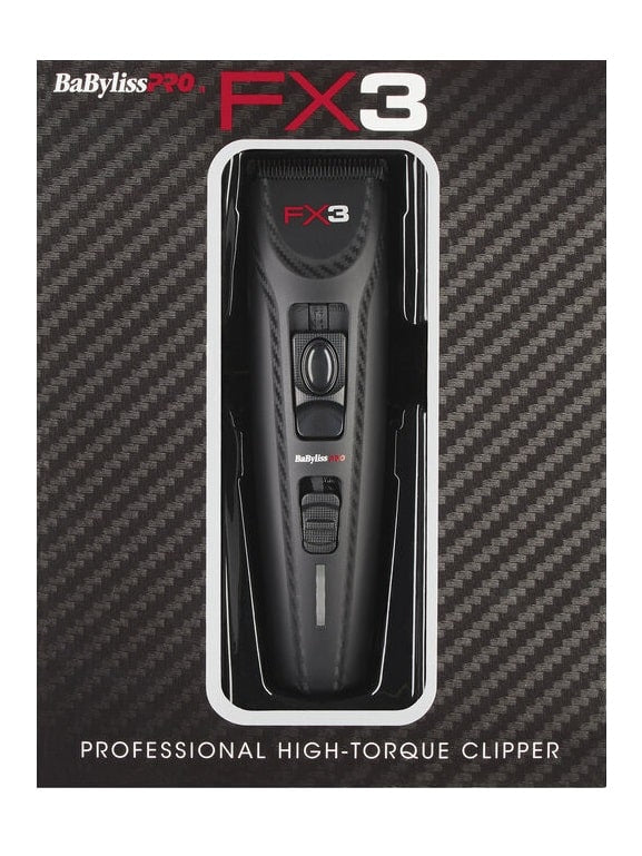 BabylissPro FX3 Clipper Black – #FXX3CB