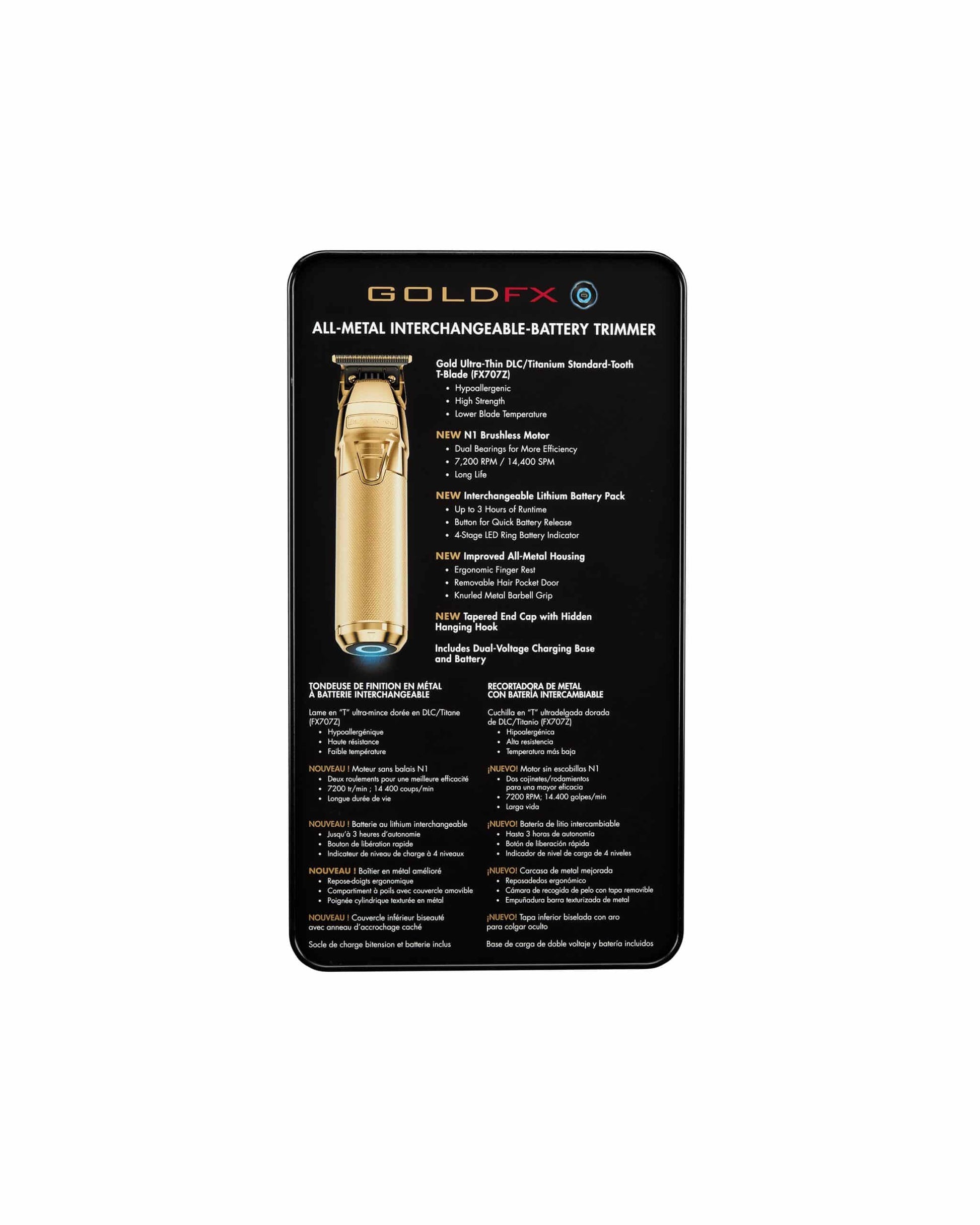 BaBylissPRO Fxone Gold FX Trimmer #FX799G