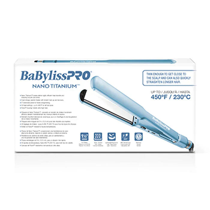 BaBylissPRO Nano Titanium™ 1½ " Ultra-thin Straightener #BNT4073TUC