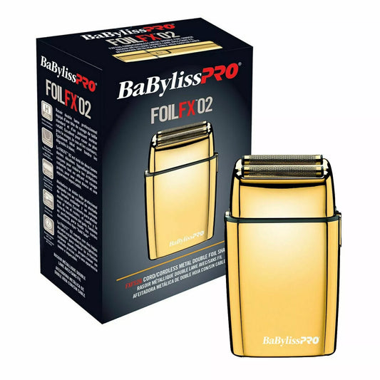 BaBylissPRO GoldFX Double Foil Shaver FXFS2G